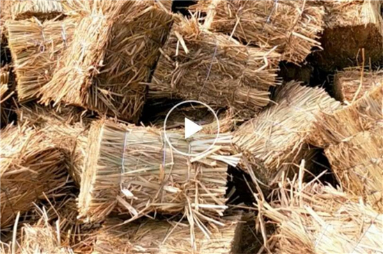 稻夫草支墊 鐵路運(yùn)輸安全的綠色保障(稻夫草編制品)